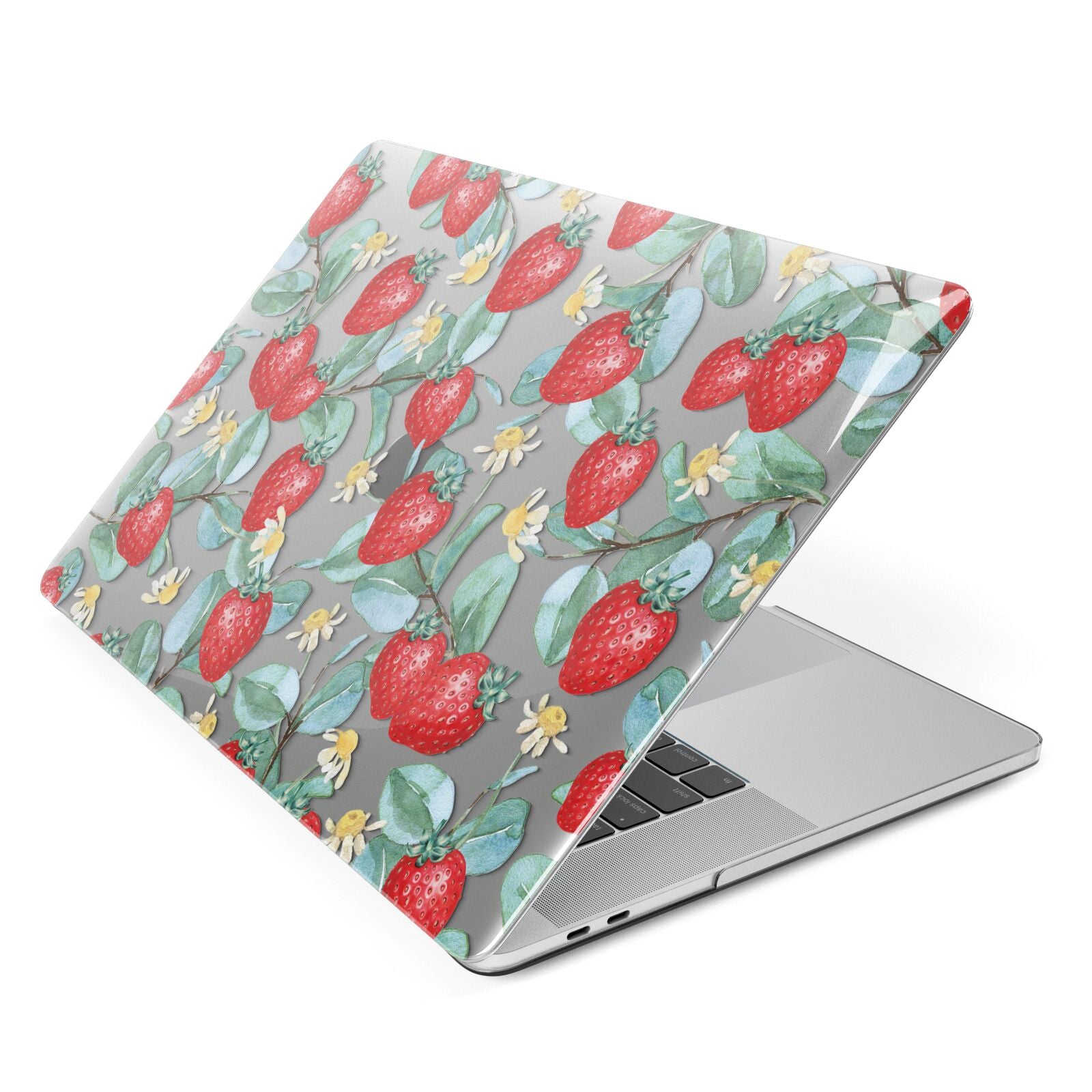 Strawberry Plant Apple MacBook Case Side View