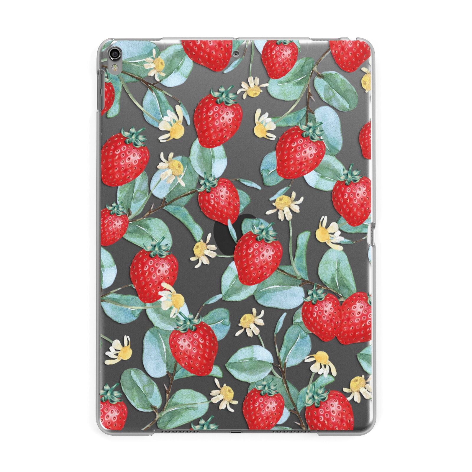 Strawberry Plant Apple iPad Grey Case