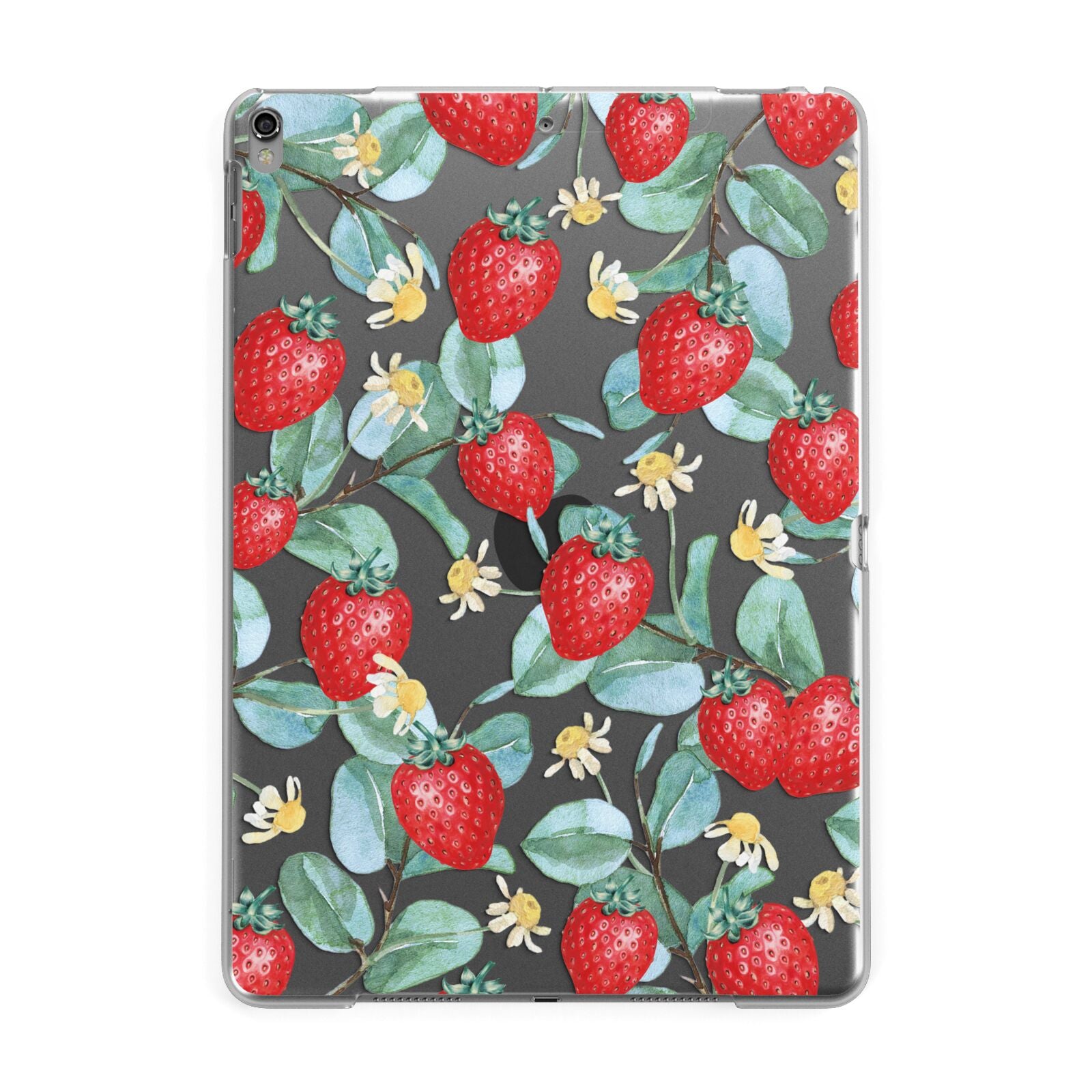 Strawberry Plant Apple iPad Grey Case