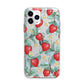 Strawberry Plant Apple iPhone 11 Pro in Silver with Bumper Case