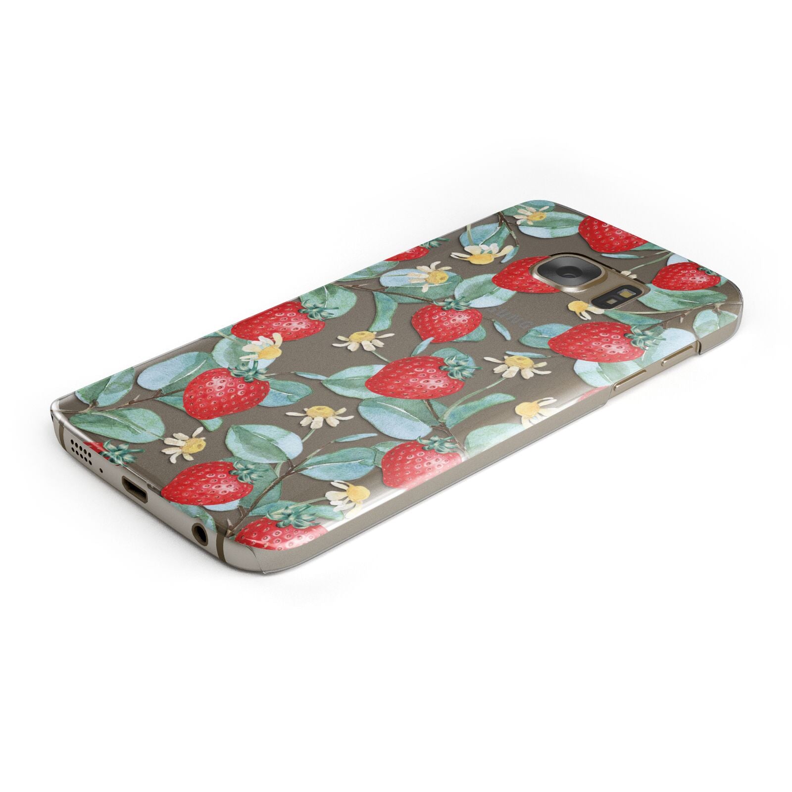 Strawberry Plant Samsung Galaxy Case Bottom Cutout