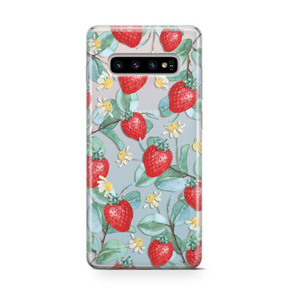 Strawberry Plant Samsung Galaxy S10 Case