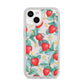Strawberry Plant iPhone 14 Clear Tough Case Starlight