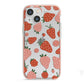 Strawberry iPhone 13 Mini TPU Impact Case with Pink Edges