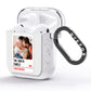 Street Sign Family Photo Upload AirPods Glitter Case Side Image