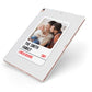 Street Sign Family Photo Upload Apple iPad Case on Rose Gold iPad Side View