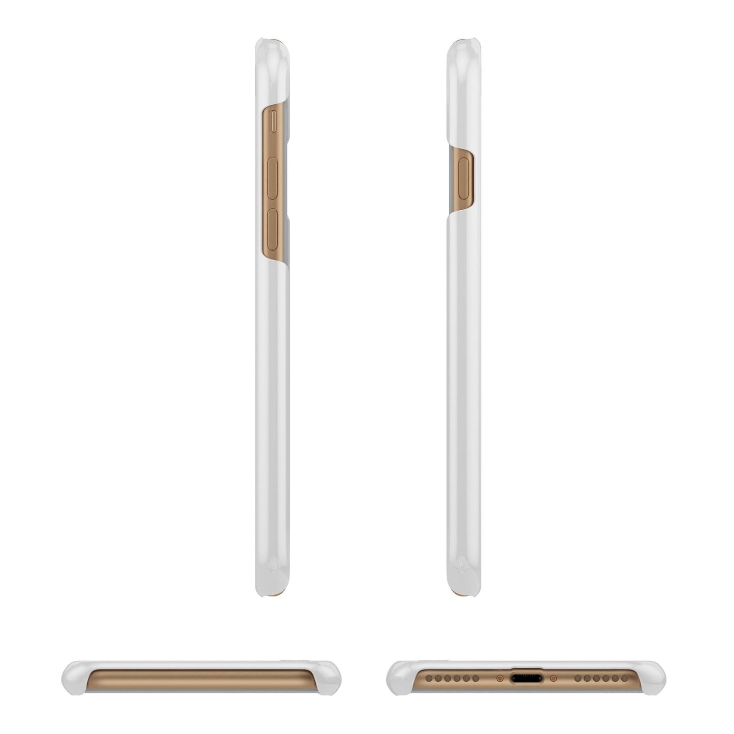 Street Sign Family Photo Upload Apple iPhone 7 8 3D Wrap Snap Case Angled Images