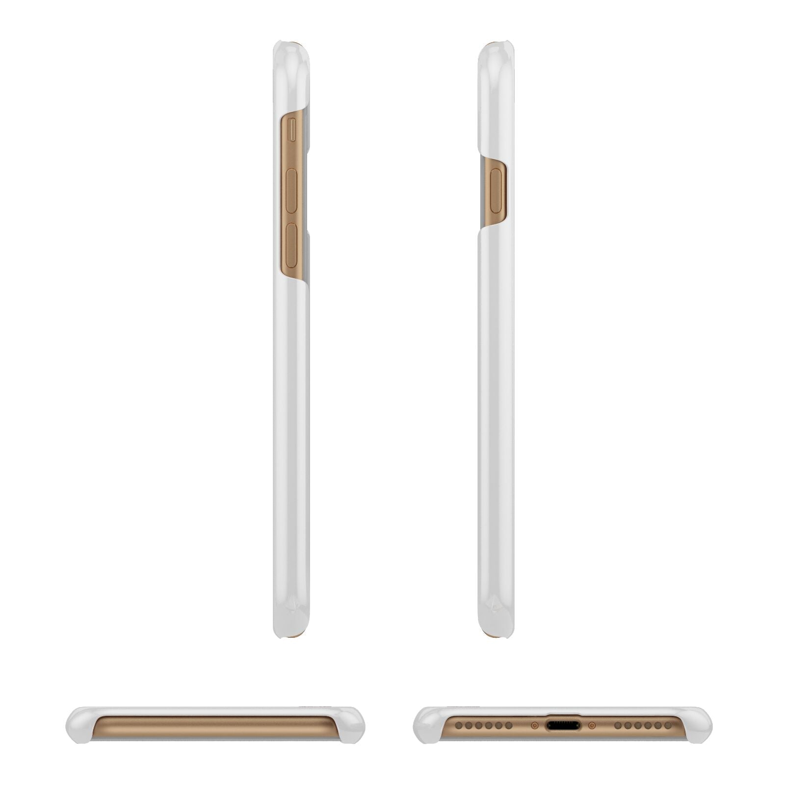 Street Sign Family Photo Upload Apple iPhone 7 8 3D Wrap Snap Case Angled Images