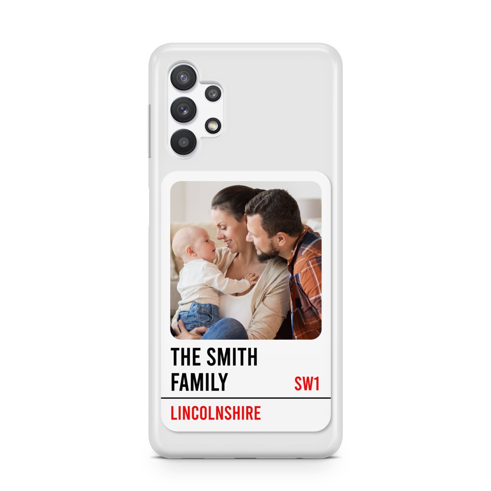 Street Sign Family Photo Upload Samsung A32 5G Case