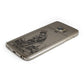 Strength Monochrome Tarot Card Protective Samsung Galaxy Case Angled Image