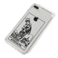 Strength Monochrome Tarot Card iPhone 8 Plus Bumper Case on Silver iPhone Alternative Image