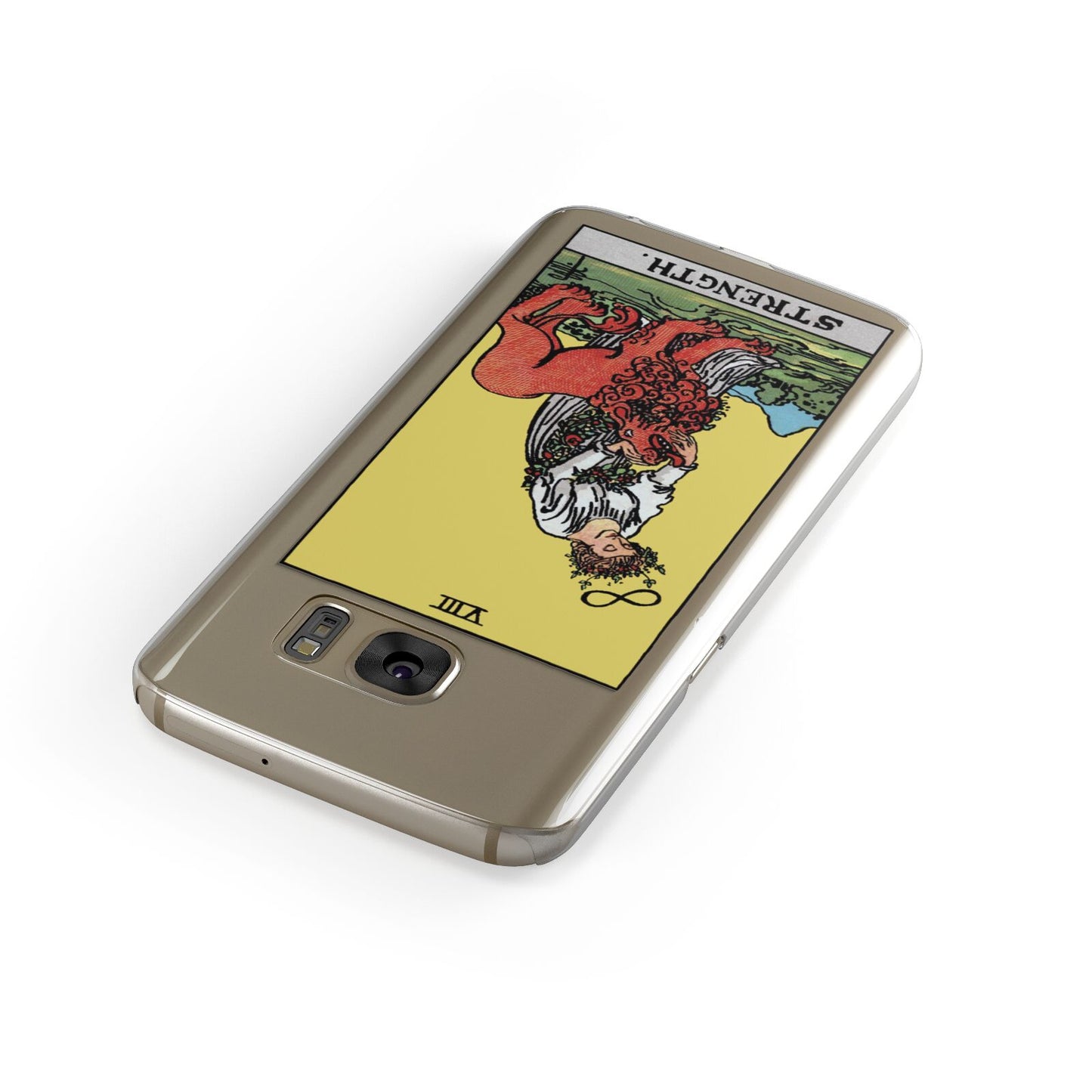 Strength Tarot Card Samsung Galaxy Case Front Close Up