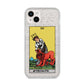 Strength Tarot Card iPhone 14 Plus Glitter Tough Case Starlight