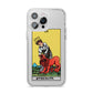 Strength Tarot Card iPhone 14 Pro Max Clear Tough Case Silver