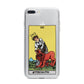 Strength Tarot Card iPhone 7 Plus Bumper Case on Silver iPhone