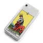 Strength Tarot Card iPhone 8 Bumper Case on Silver iPhone Alternative Image