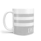 Stripes Personalised Name 10oz Mug Alternative Image 1