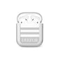 Stripes Personalised Name AirPods Case