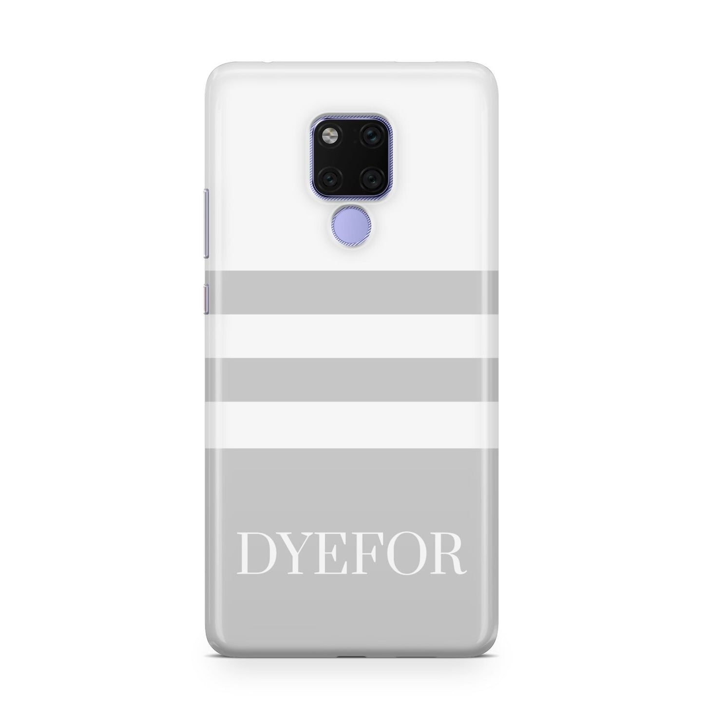 Stripes Personalised Name Huawei Mate 20X Phone Case