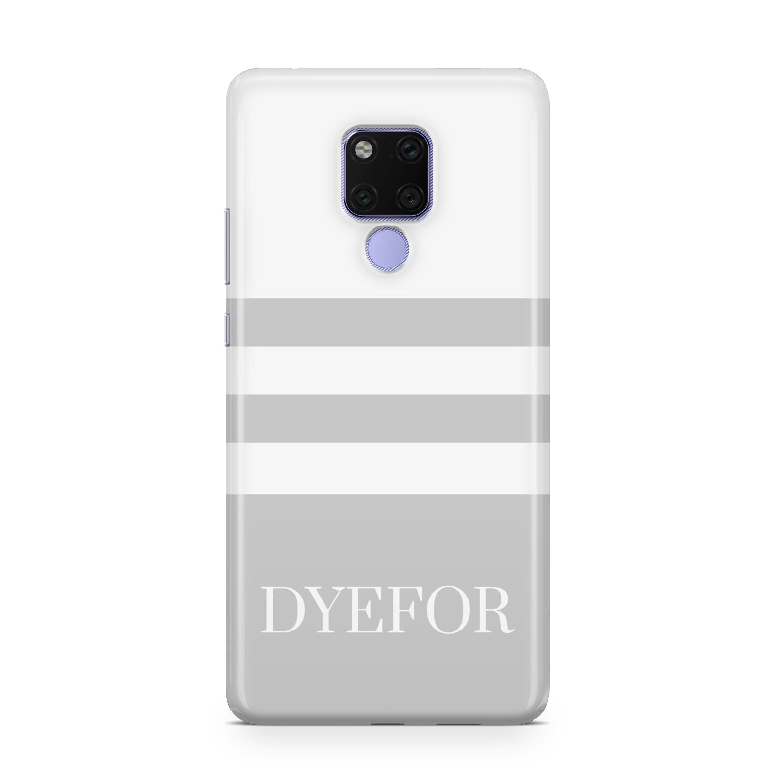 Stripes Personalised Name Huawei Mate 20X Phone Case