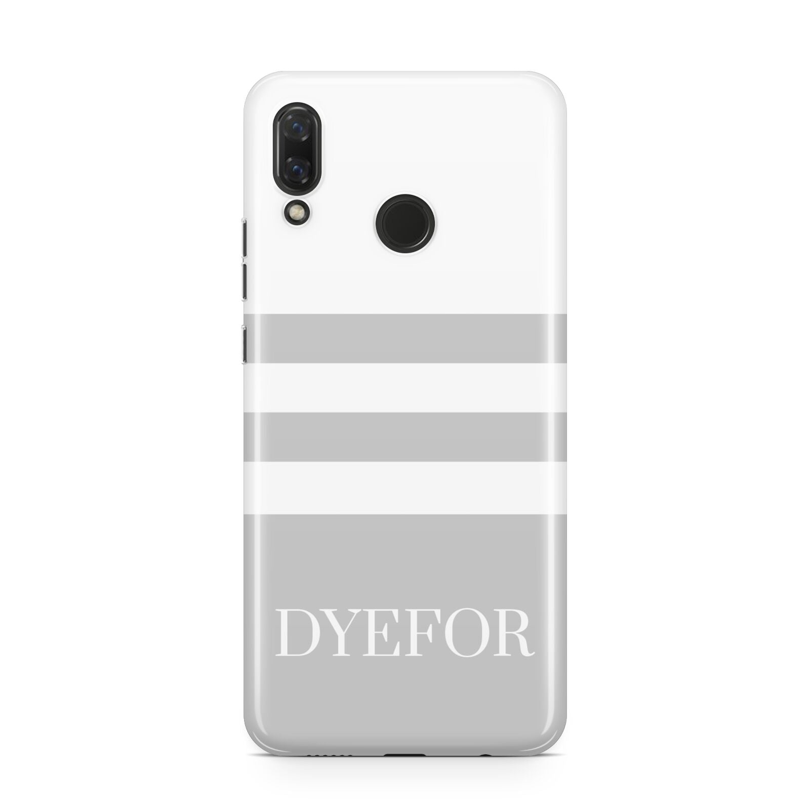 Stripes Personalised Name Huawei Nova 3 Phone Case