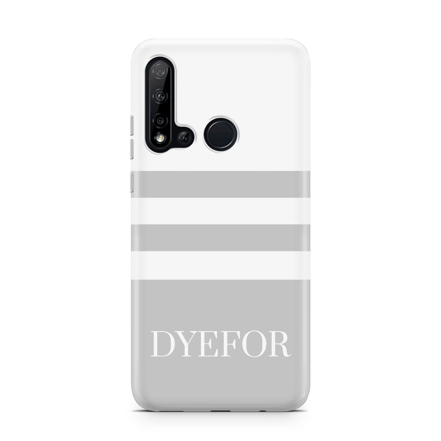 Stripes Personalised Name Huawei P20 Lite 5G Phone Case