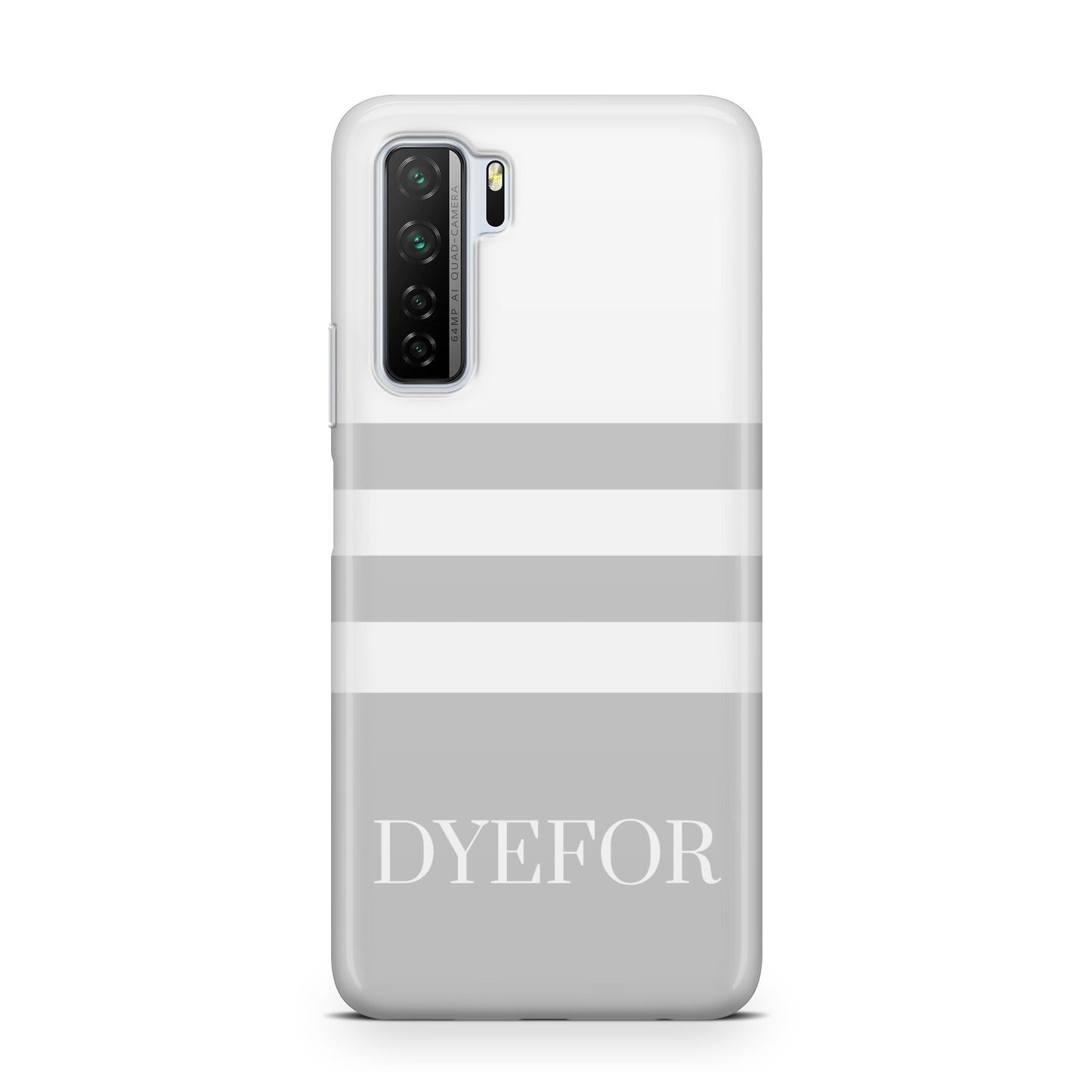 Stripes Personalised Name Huawei P40 Lite 5G Phone Case