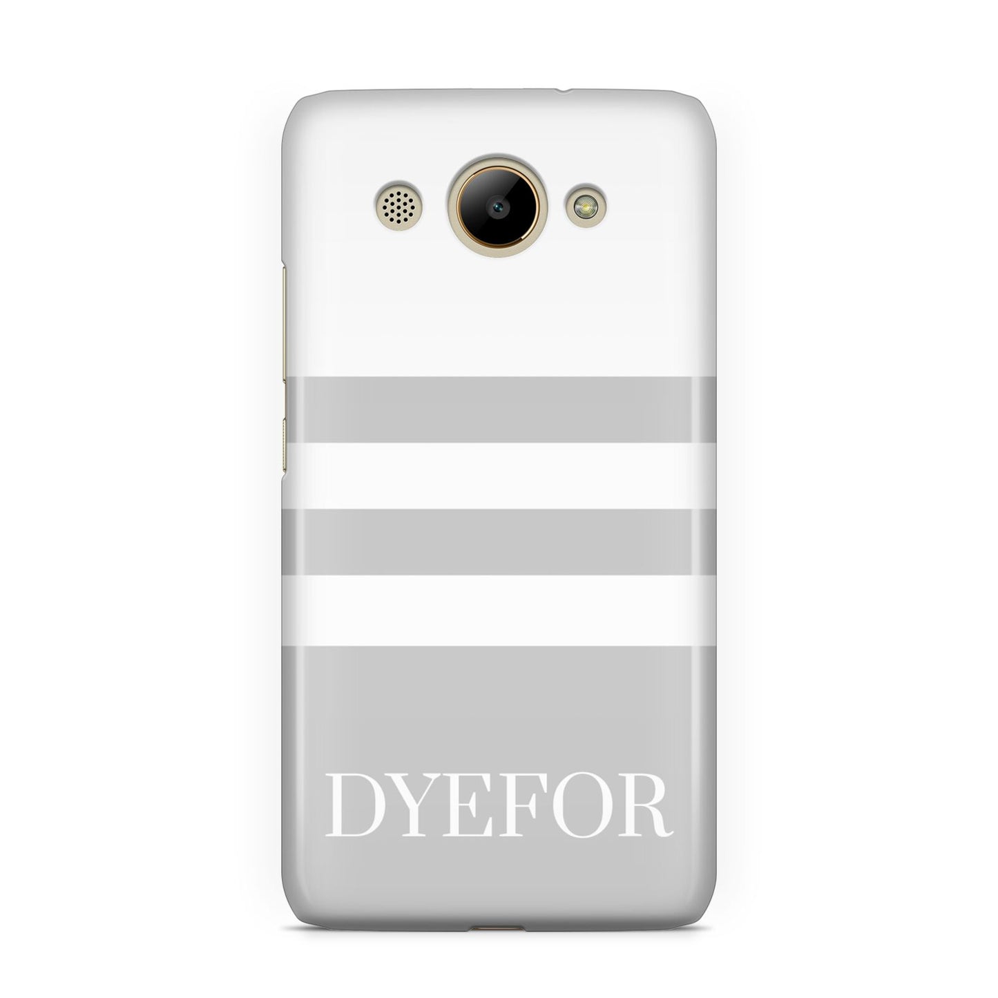 Stripes Personalised Name Huawei Y3 2017