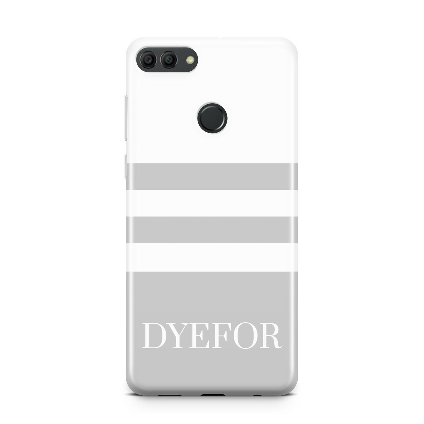 Stripes Personalised Name Huawei Y9 2018