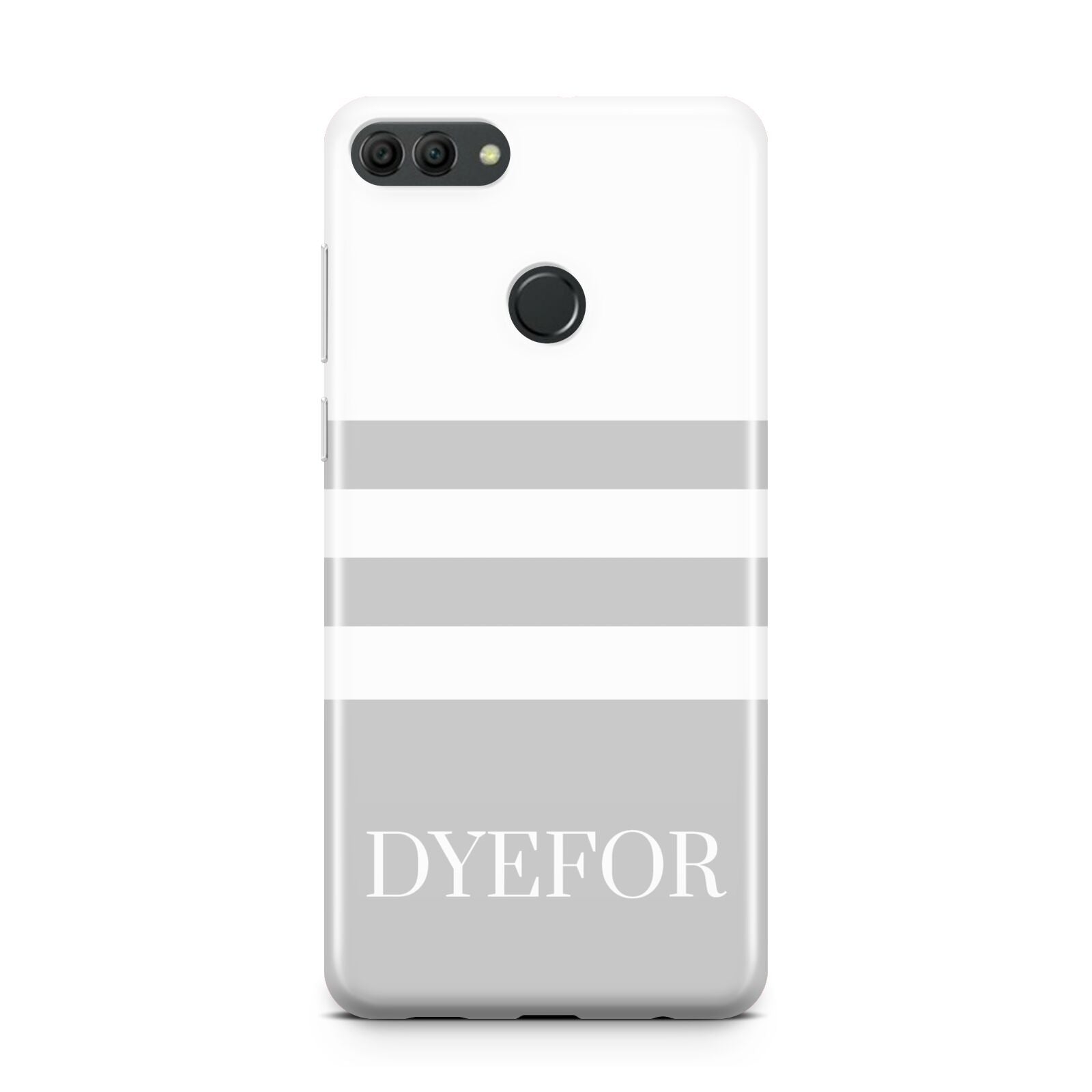 Stripes Personalised Name Huawei Y9 2018
