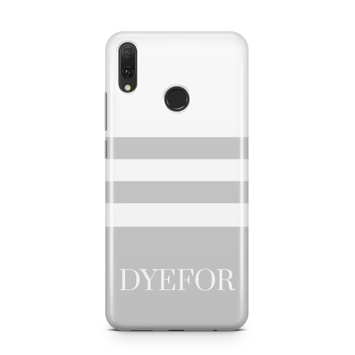 Stripes Personalised Name Huawei Y9 2019