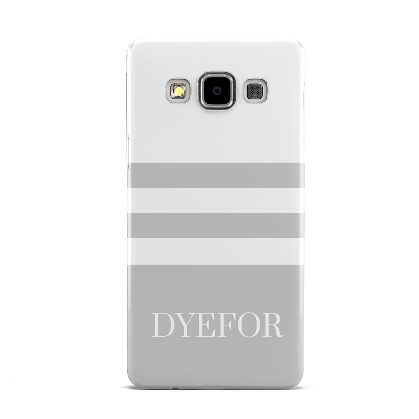 Stripes Personalised Name Samsung Galaxy A5 Case