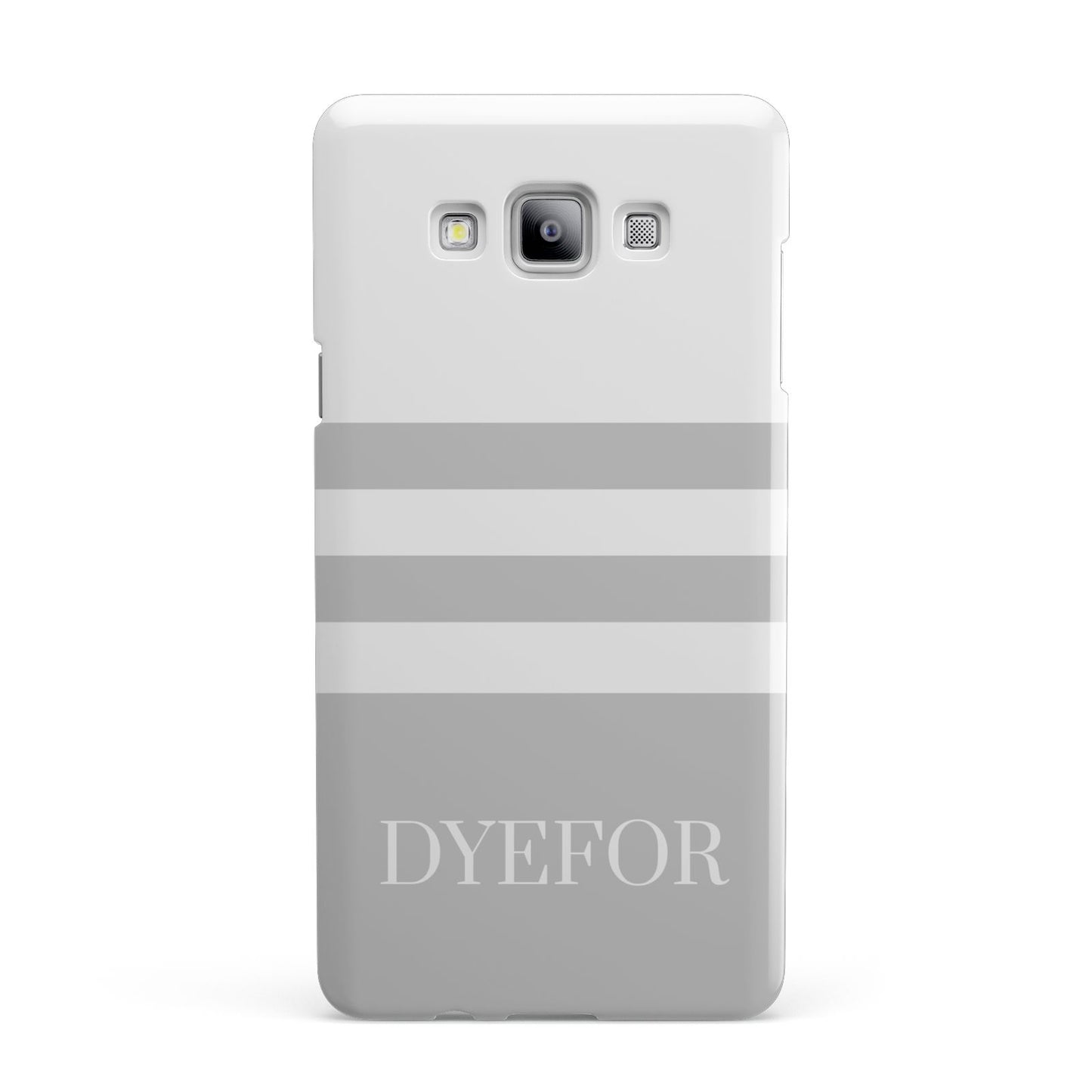 Stripes Personalised Name Samsung Galaxy A7 2015 Case