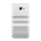 Stripes Personalised Name Samsung Galaxy A8 2016 Case