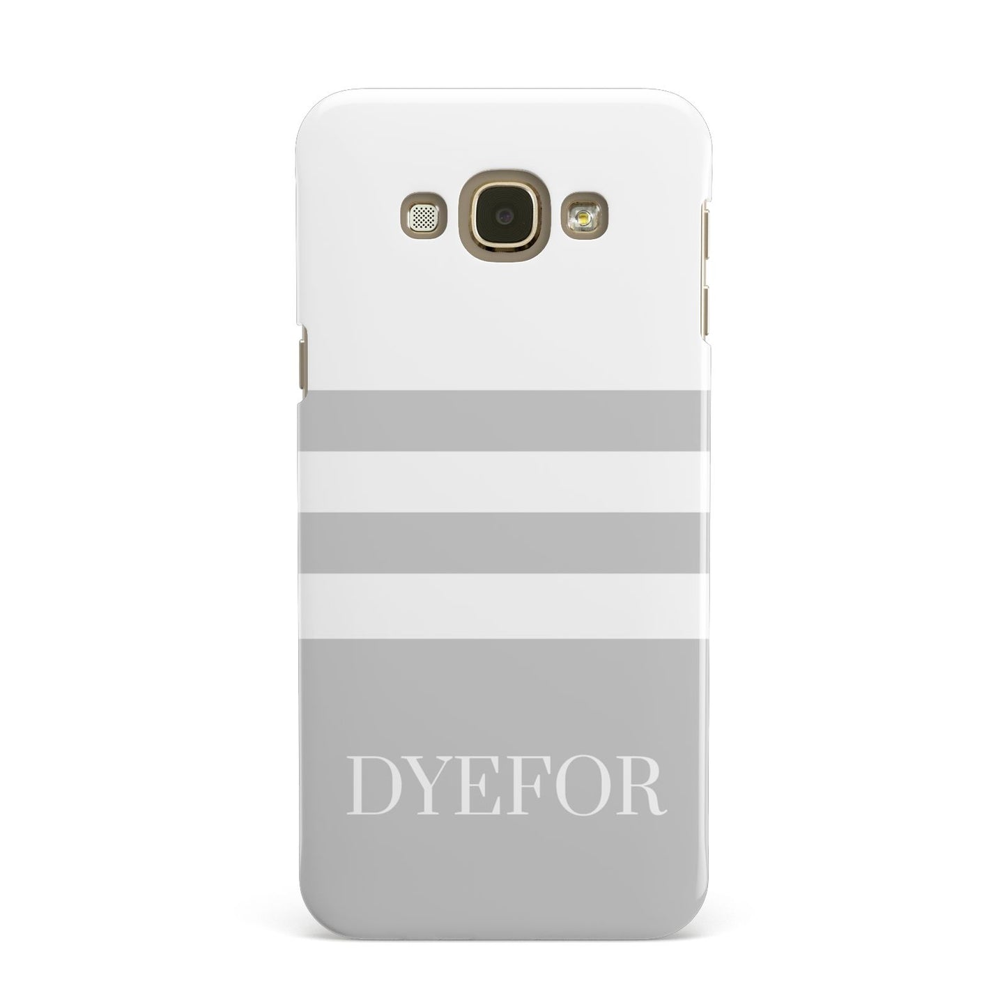 Stripes Personalised Name Samsung Galaxy A8 Case