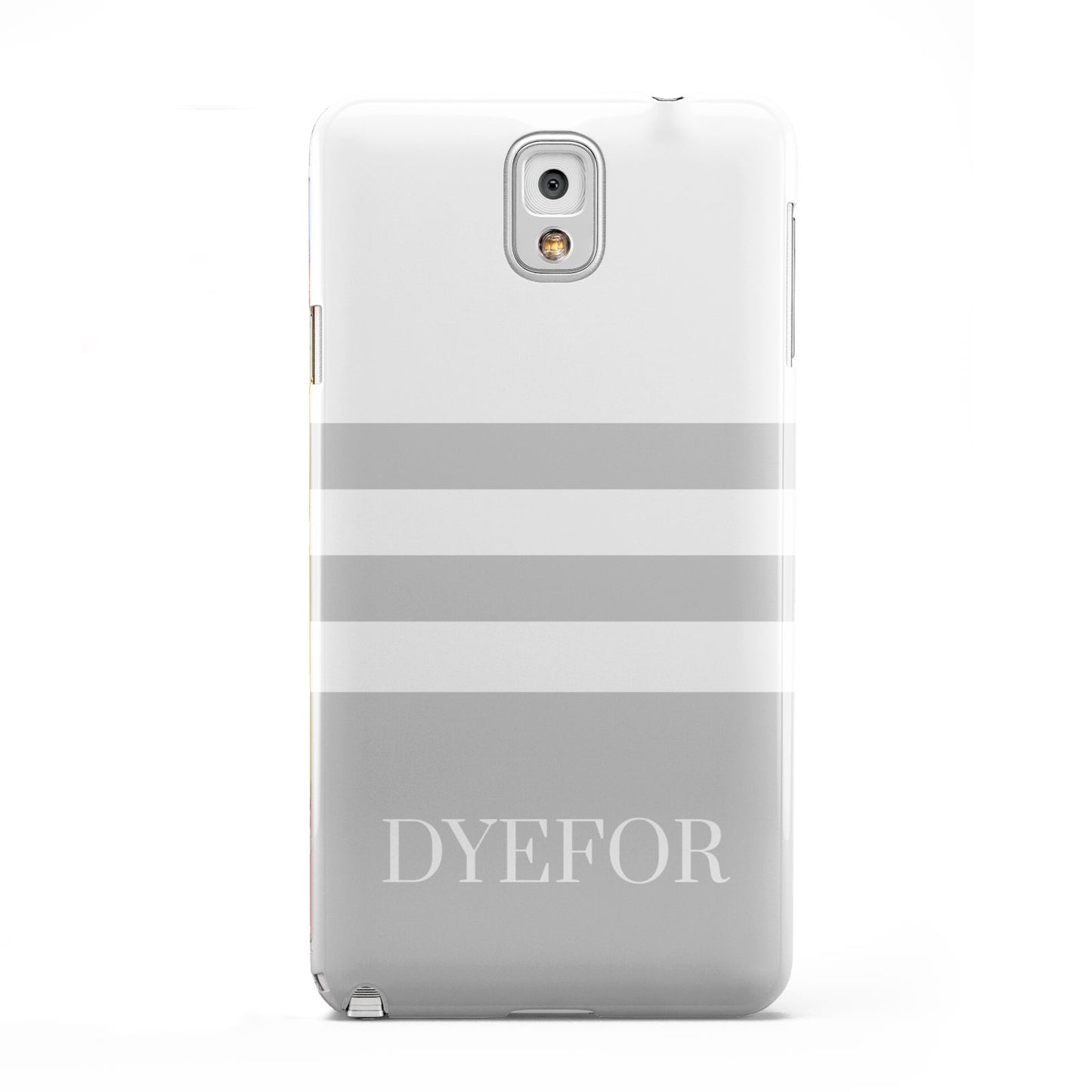 Stripes Personalised Name Samsung Galaxy Note 3 Case