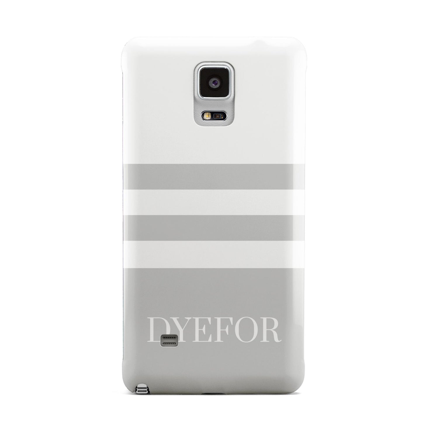 Stripes Personalised Name Samsung Galaxy Note 4 Case