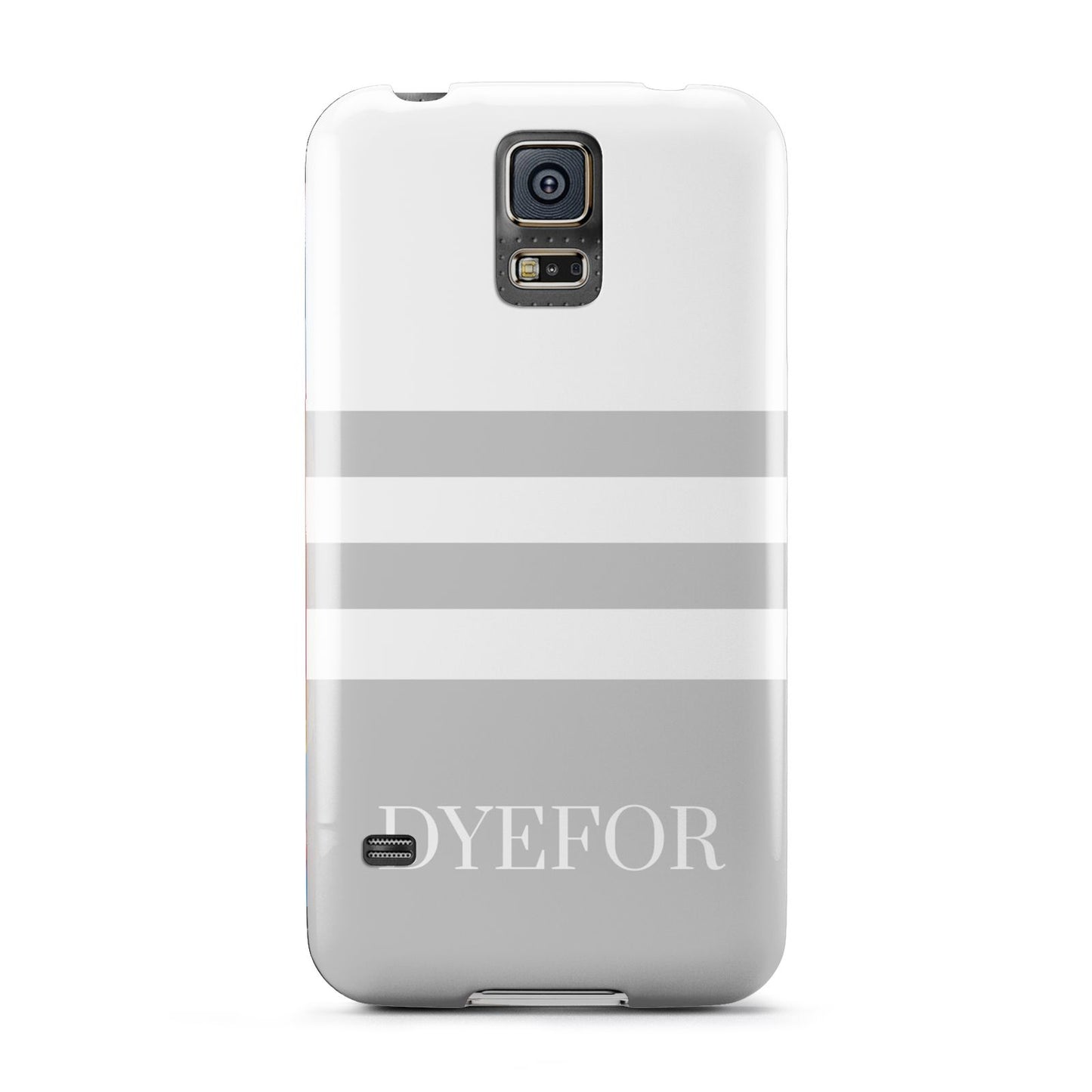 Stripes Personalised Name Samsung Galaxy S5 Case