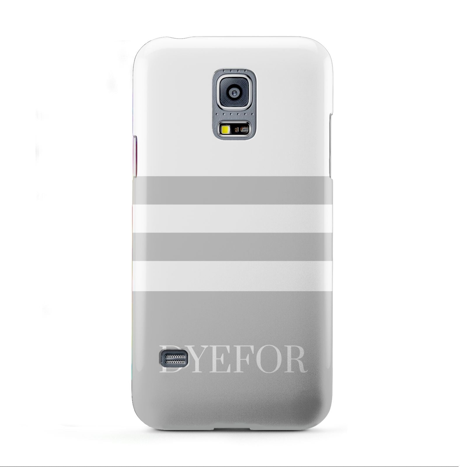 Stripes Personalised Name Samsung Galaxy S5 Mini Case
