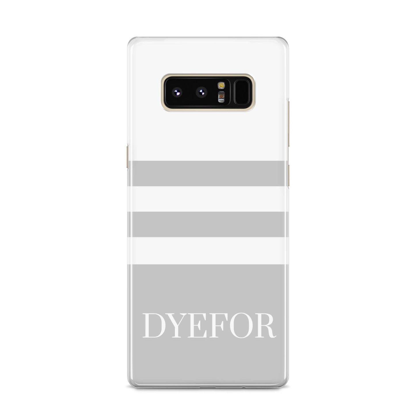 Stripes Personalised Name Samsung Galaxy S8 Case