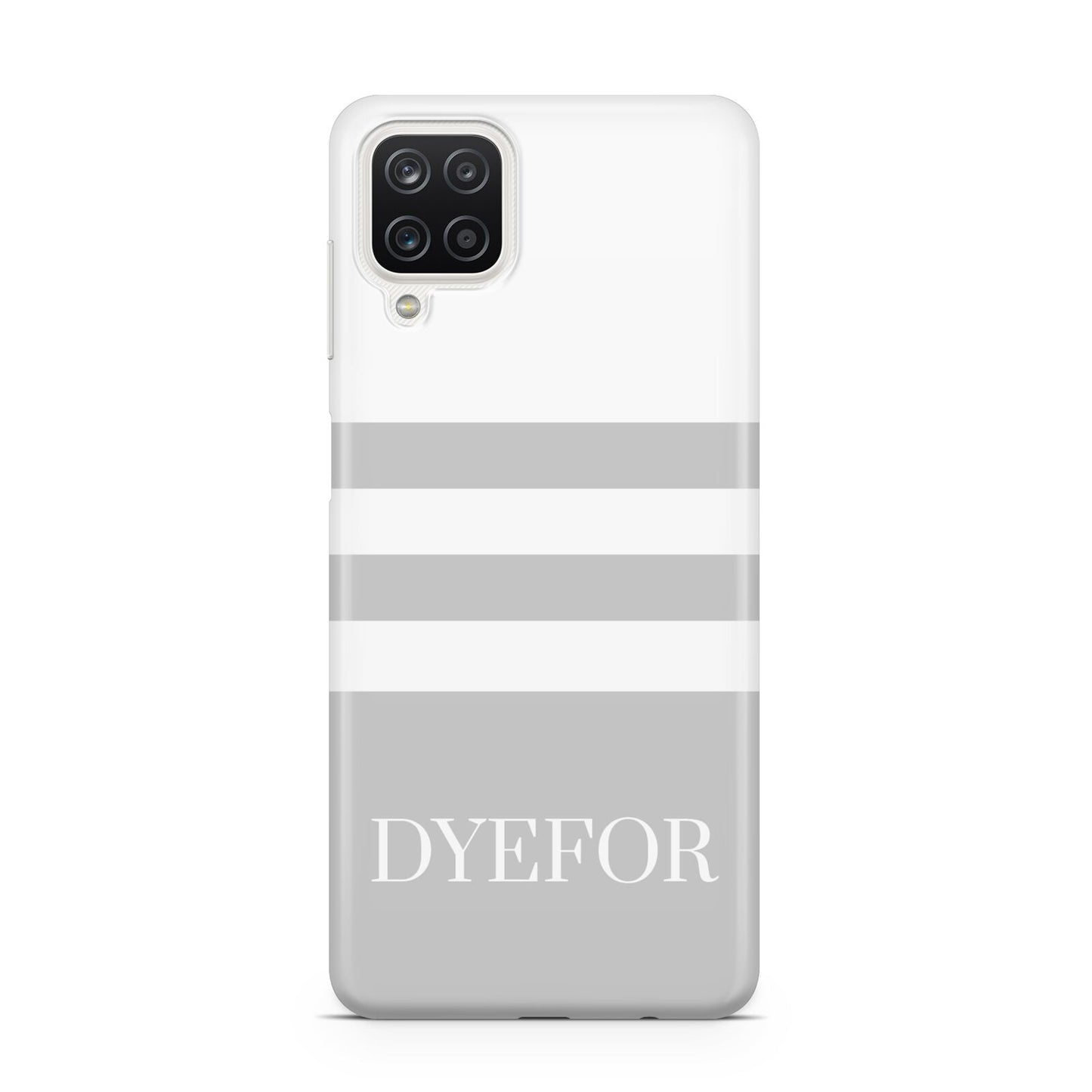 Stripes Personalised Name Samsung M12 Case