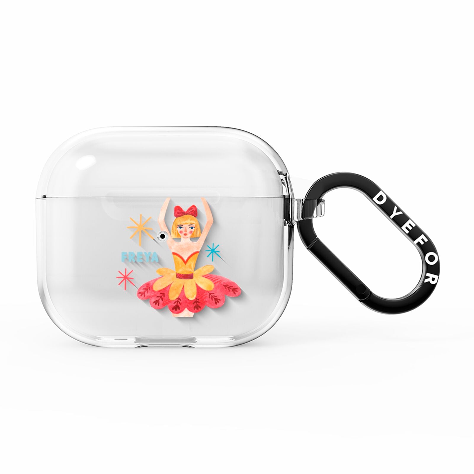 Sugarplum Nutcracker Personalised AirPods Clear Case 3rd Gen