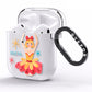 Sugarplum Nutcracker Personalised AirPods Clear Case Side Image