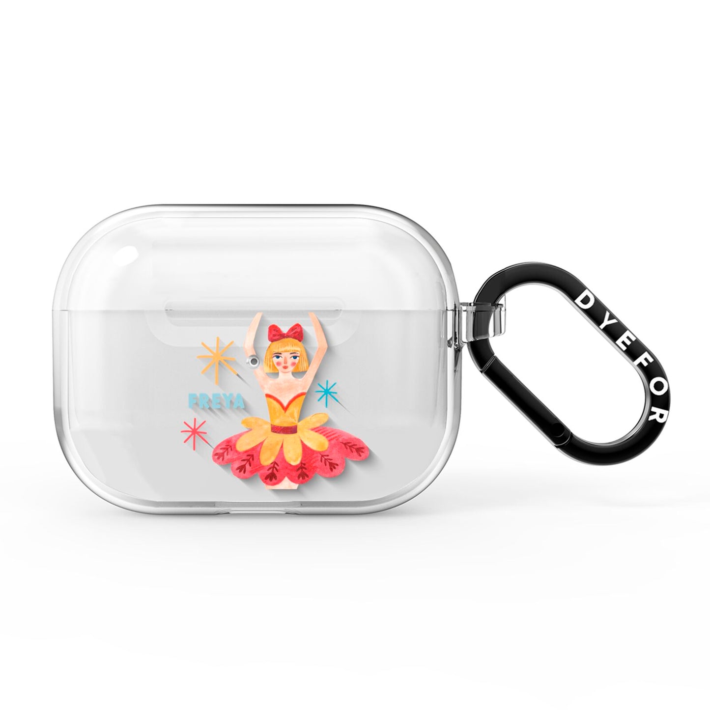 Sugarplum Nutcracker Personalised AirPods Pro Clear Case