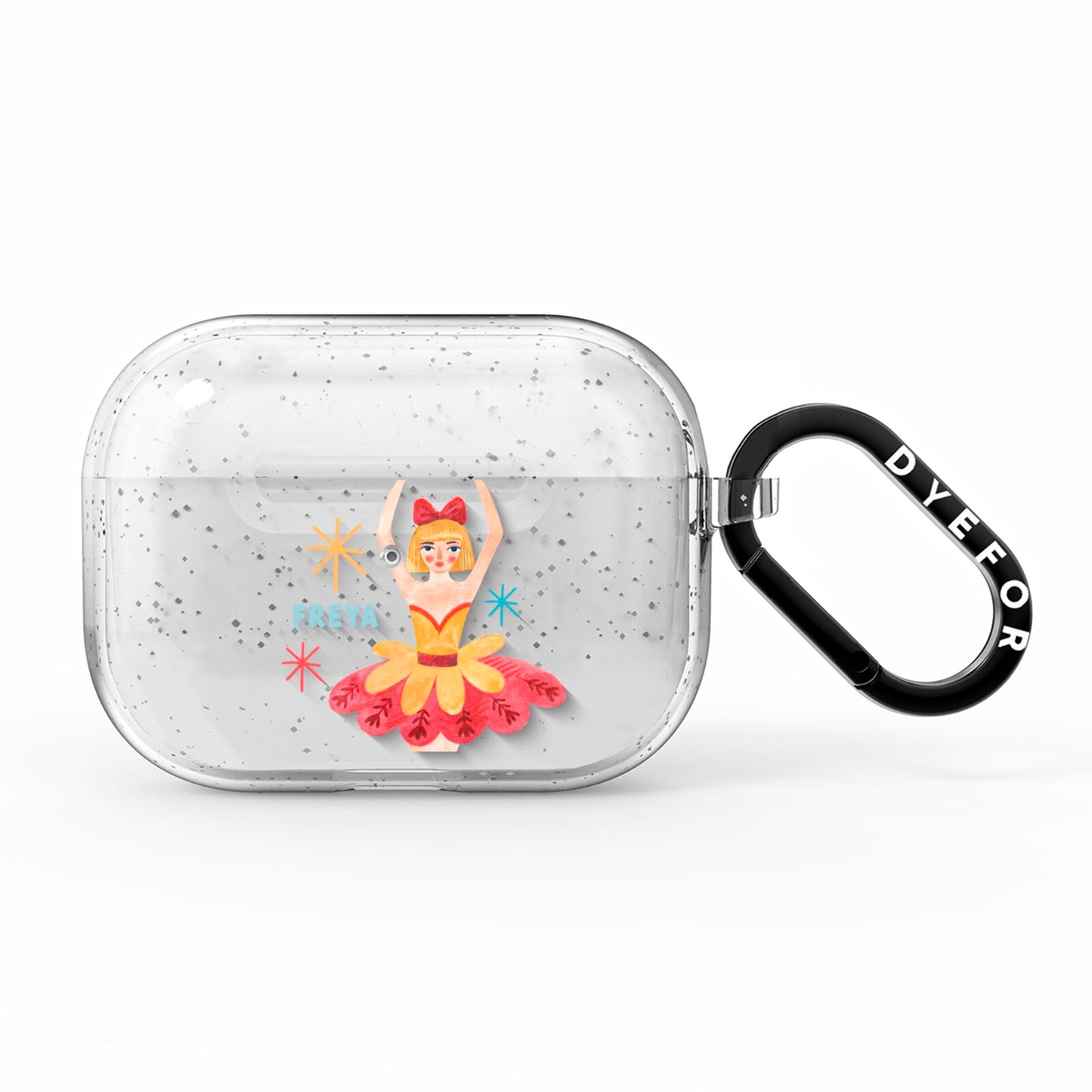 Sugarplum Nutcracker Personalised AirPods Pro Glitter Case