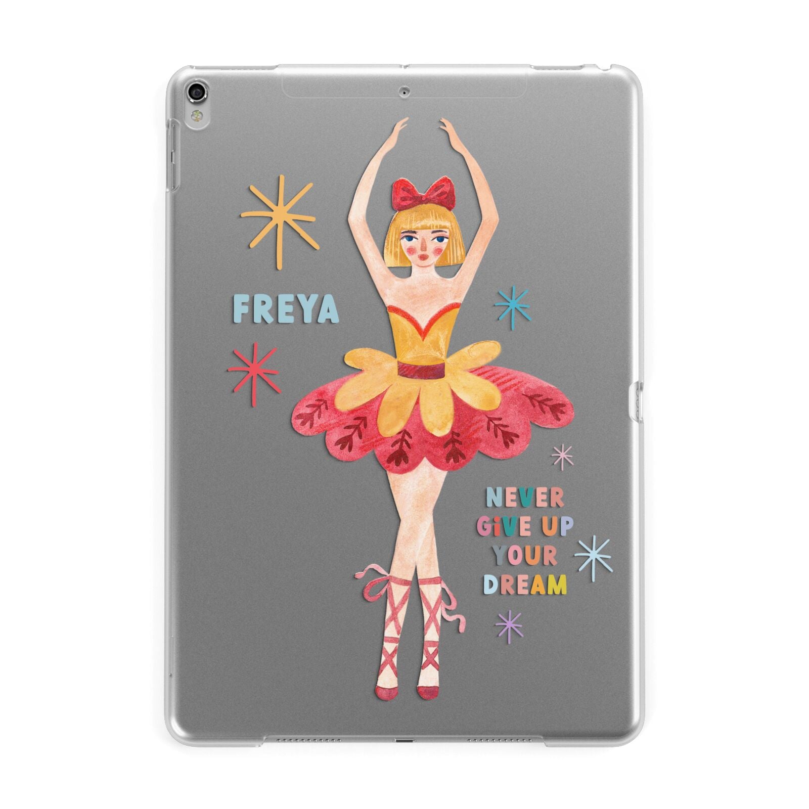 Sugarplum Nutcracker Personalised Apple iPad Silver Case