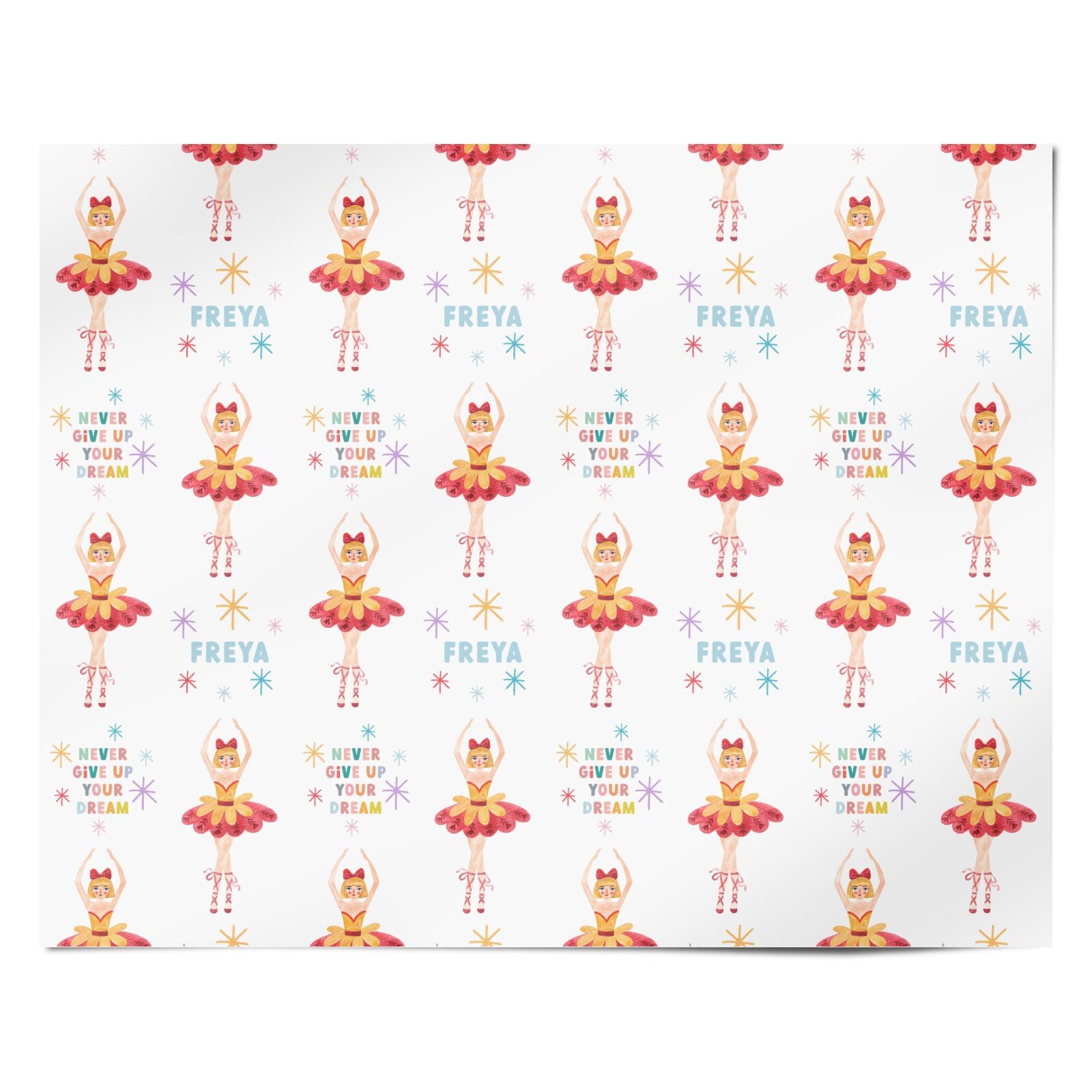 Sugarplum Nutcracker Personalised Personalised Wrapping Paper Alternative