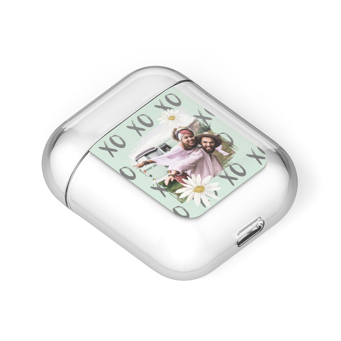 Summer Custom Photo AirPods Case Laid Flat