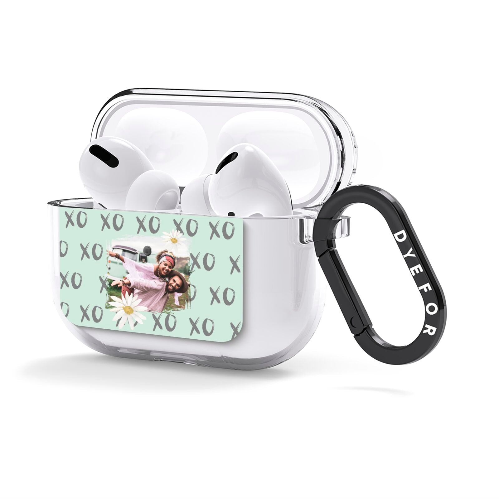 Summer Custom Photo AirPods Clear Case 3rd Gen Side Image