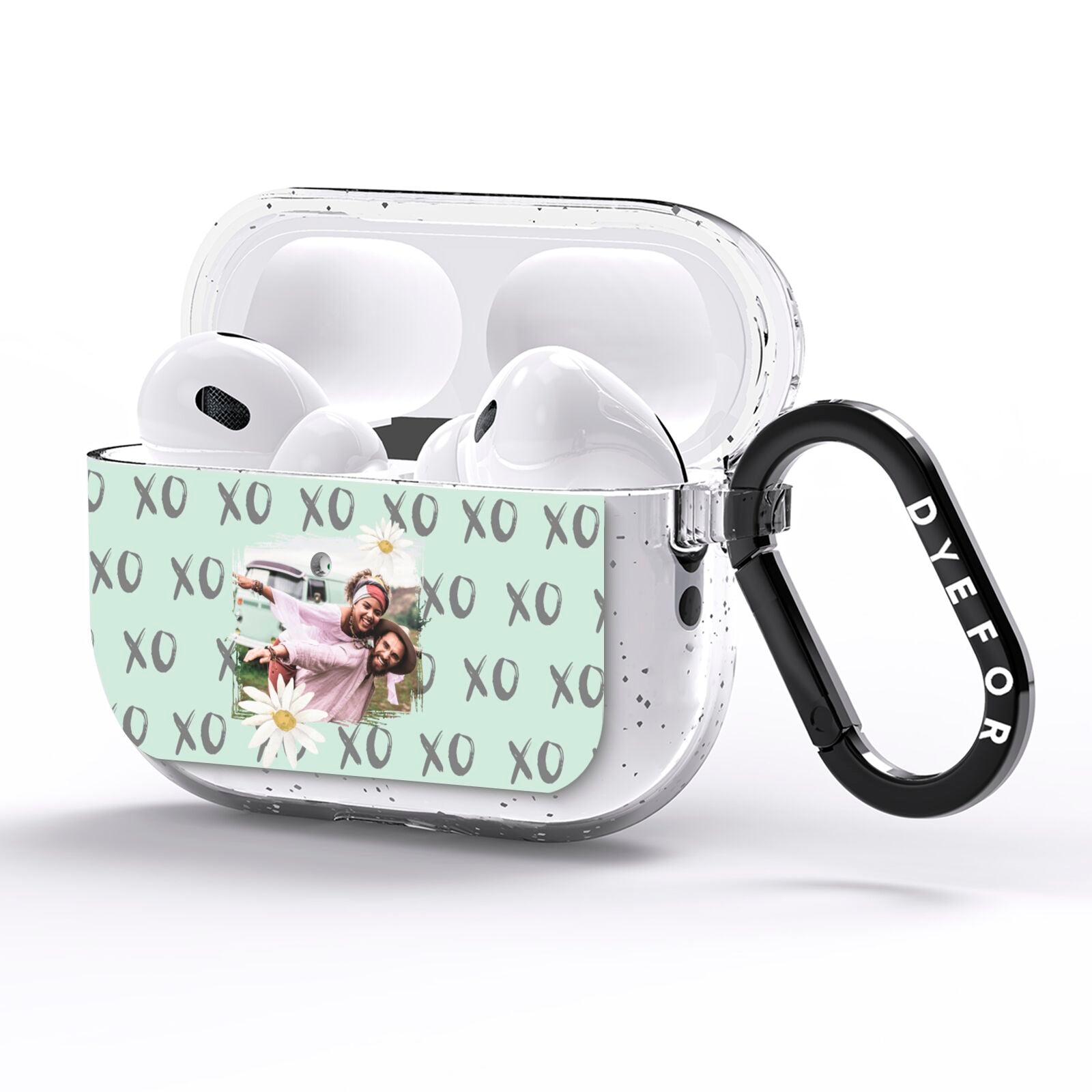 Summer Custom Photo AirPods Pro Glitter Case Side Image